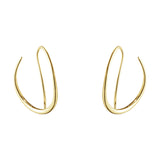 Georg Jensen Offspring Gold Double Hoop Earrings