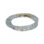 Barbara Heinrich Aquamarine Triple-Wrap Bracelet