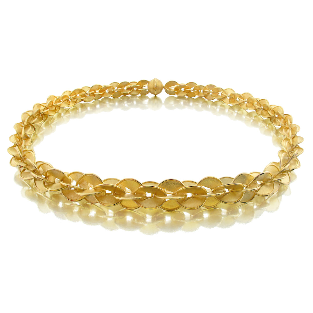 Barbara Heinrich Gold Interlink Necklace
