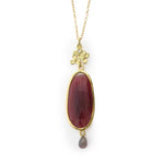 Barbara Heinrich Andesine, Diamond & Sapphire Pendant Necklace