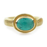 Barbara Heinrich Oval Emerald Cabochon Ring