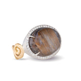 Elle Rutile Quartz & Diamond Ring