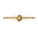Estate Art Nouveau Diamond Bar Pin