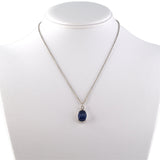 Ceylon Star Sapphire & Diamond Pendant Necklace