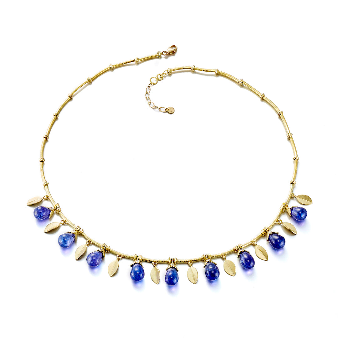 Barbara Heinrich Tanzanite Drop Necklace