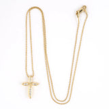 I.B. Goodman Diamond Cross Pendant Necklace