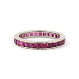 Estate Ruby Channel-Set Eternity Ring