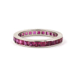 Estate Ruby Channel-Set Eternity Ring