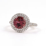 Tiffany Pink Tourmaline & Diamond Soleste Ring