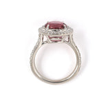 Tiffany Pink Tourmaline & Diamond Soleste Ring