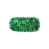 Estate Carved Green Jade Deer & Mushroom Brooch