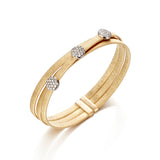 Zydo Diamond Triple Circle Bracelet