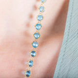 London Blue Topaz Woven Necklace