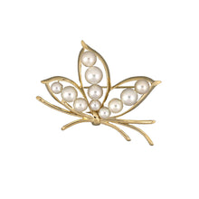 Estate Mikimoto Akoya Pearl Floral Bow Pin