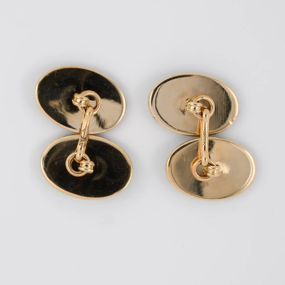 Art Nouveau Carter, Gough & Co. Mother-of-Pearl Cuff Links