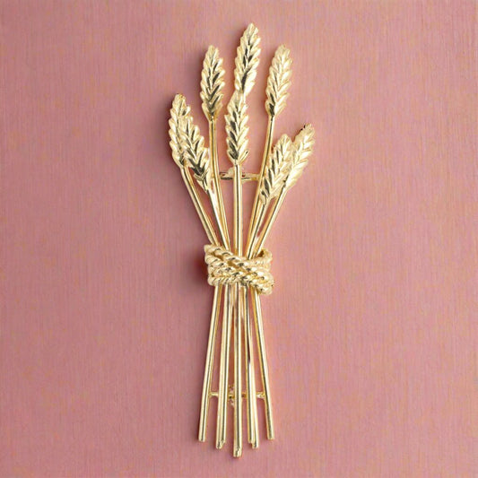 Tiffany Bundle of Wheat Pin