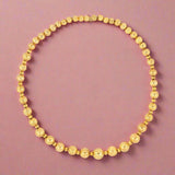 Victorian Etruscan Revival Graduated Bead Necklace