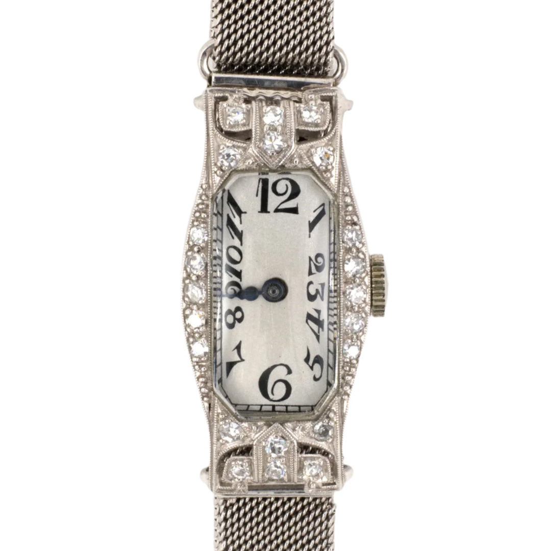 Art Deco Glycine Diamond Watch