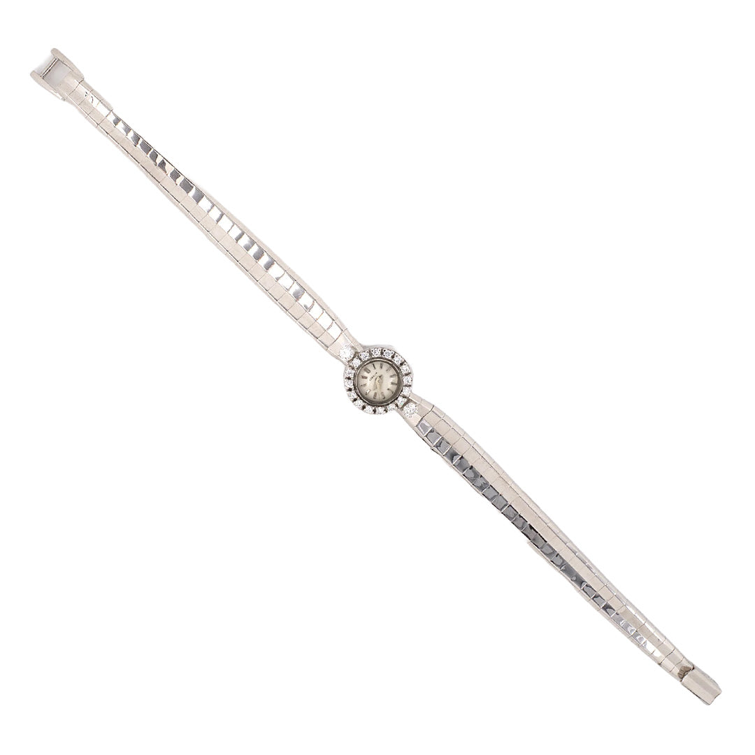 Gubelin Diamond Cluster Round Watch