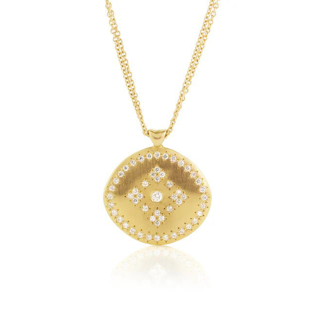 Adel Chefridi Diamond Nostalgia Pendant Necklace