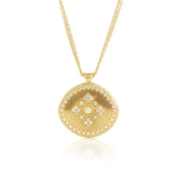 Adel Chefridi Diamond Nostalgia Pendant Necklace