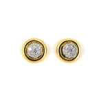 Estate Tiffany Pavé Diamond Ball Stud Earrings