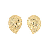 Estate Yvel Moonscape Teardrop Earrings