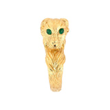 Webb Emerald & Gold Ram's Head Ring
