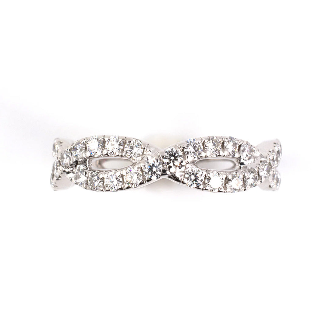 Estate Hearts On Fire Destiny Twist Diamond Eternity Ring