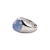 Estate Art Deco Gents Star Sapphire Gypsy Ring
