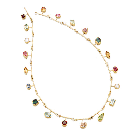 Petra Class Multi-Color Gemstone Necklace