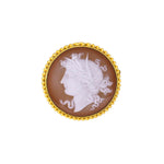 Estate Carnelian Cameo Pin