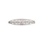 Estate Art Deco Diamond Platinum Pin