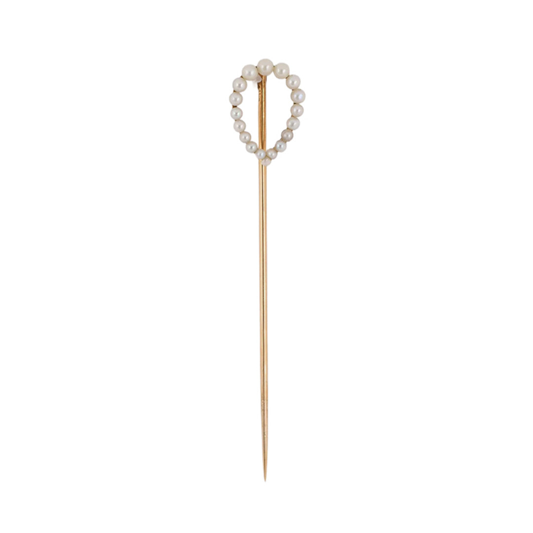 Estate Victorian Pearl Stick Pin