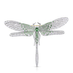 Cicada Tsavorite & Diamond Dragonfly Brooch