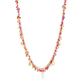 Multi-Colored Gemstone Briolette Necklace