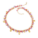 Barbara Heinrich Multi-Colored Gemstone Briolette Necklace