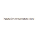 Estate Art Deco Diamond "S" Motif Bar Pin