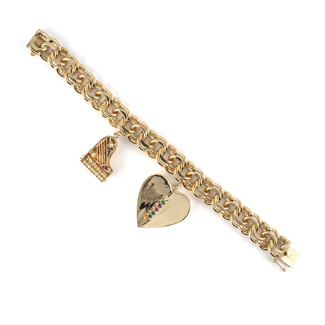 Estate "DEAREST" Acrostic Charm Bracelet