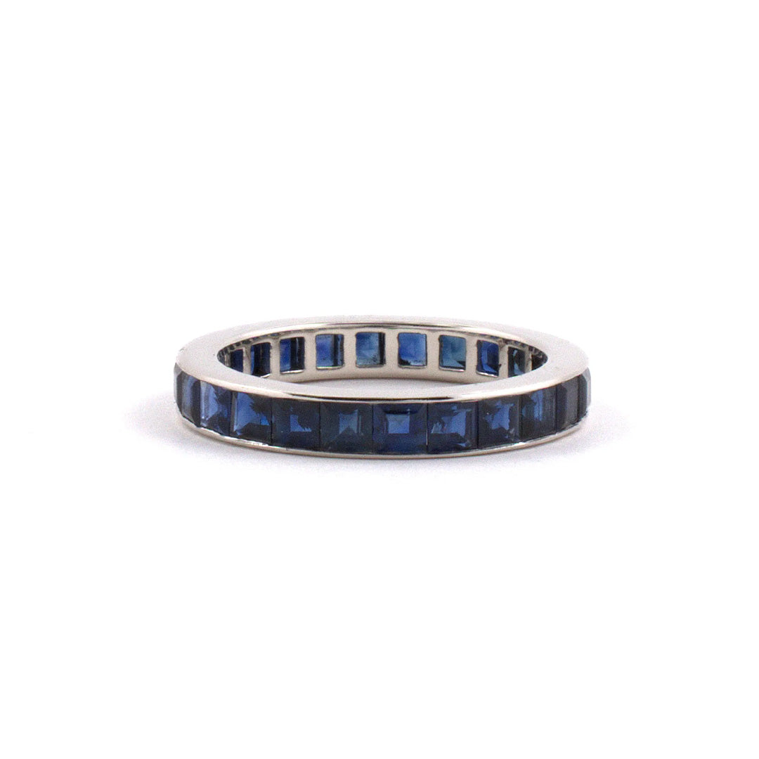 Estate Sapphire Channel-Set Eternity Ring