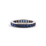 Estate Sapphire Channel-Set Eternity Ring