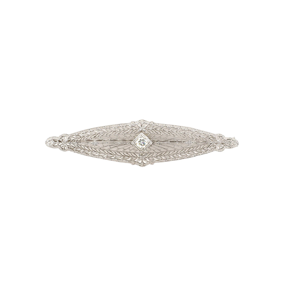 Estate Art Deco Diamond Tapered Pin