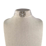 Art Deco Diamond & Pearl Choker