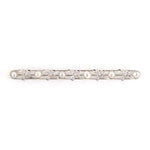 Estate Edwardian Cresarrow Diamond & Pearl Floral Pin