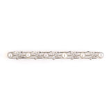 Estate Edwardian Cresarrow Diamond & Pearl Floral Pin