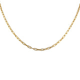 Estate David Tishbi Handmade Cable Link Necklace