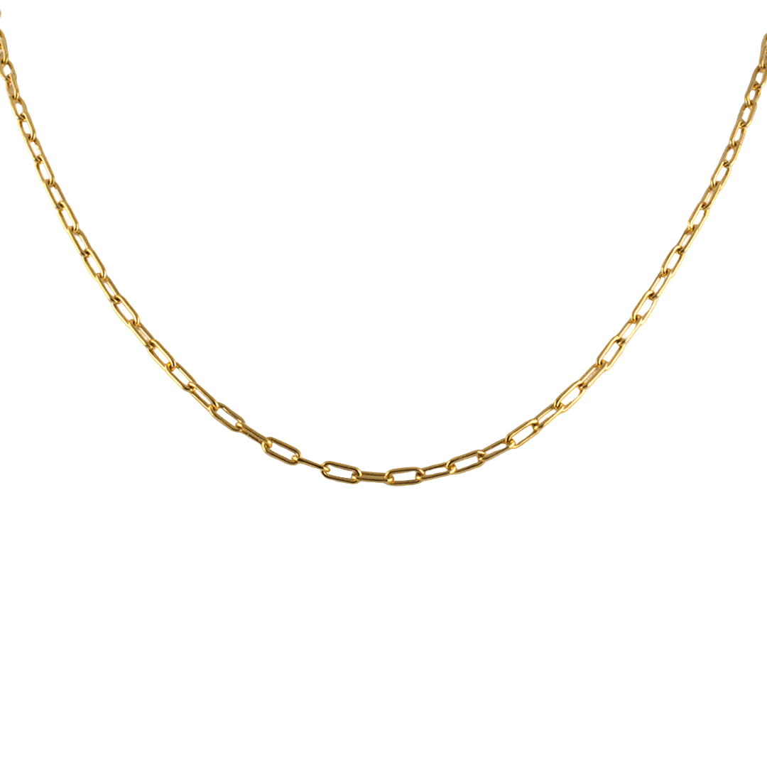 Estate David Tishbi Handmade Cable Link Necklace