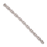 Diamond "X" Link Bracelet