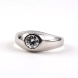 Estate Diamond Gentleman's Gypsy Ring