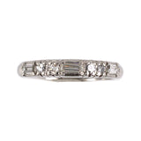 Diamond Platinum Wedding Band